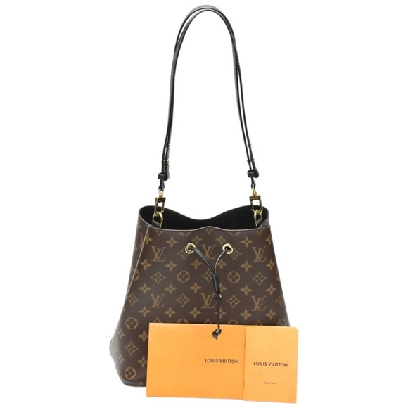 Louis Vuitton LOUIS VUITTON Shoulder Bag Monogram NeoNoe Canvas M44020 Noir LV - Picture 1 of 10